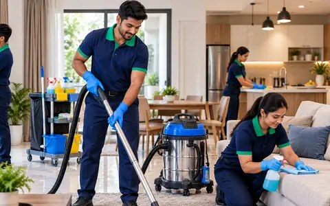 Post Interior Cleaning services in Bangalore by NDD Cleaning Services